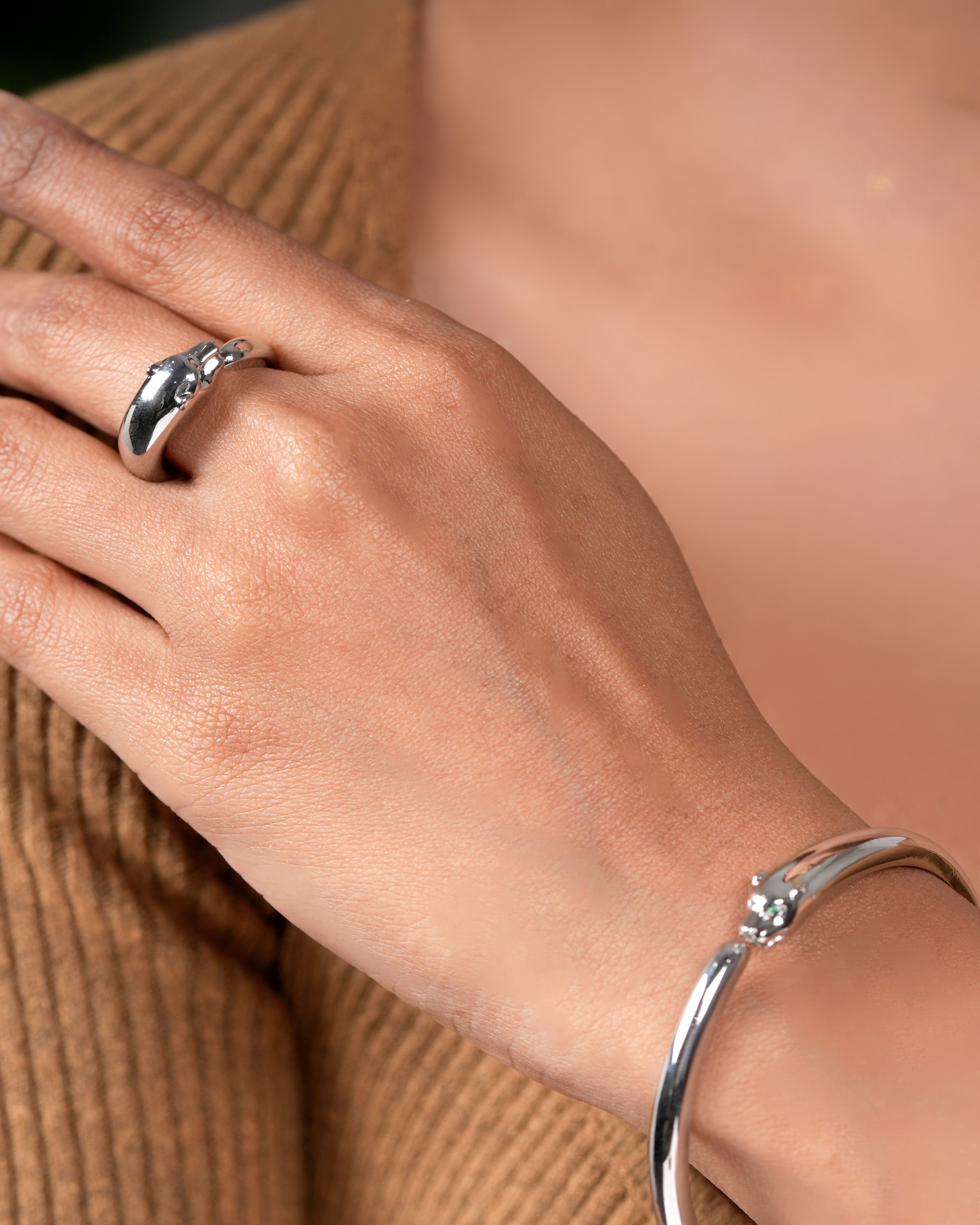 Stylish Kada Bracelet With Ring – Trendy Jewelry for Women & Girls