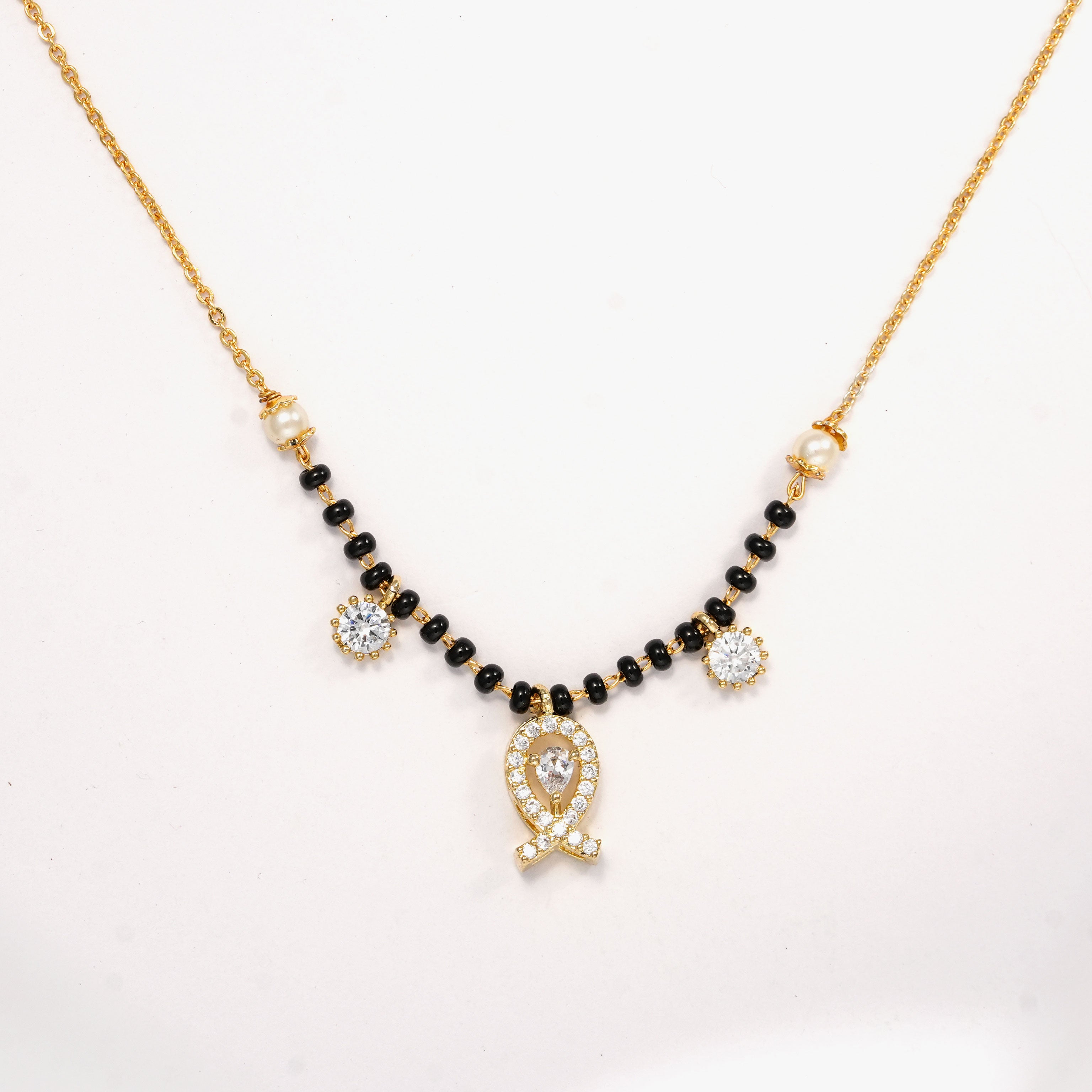 Elegant Diamond Mangalsutra Necklace – Traditional & Stylish Jewellery for Women