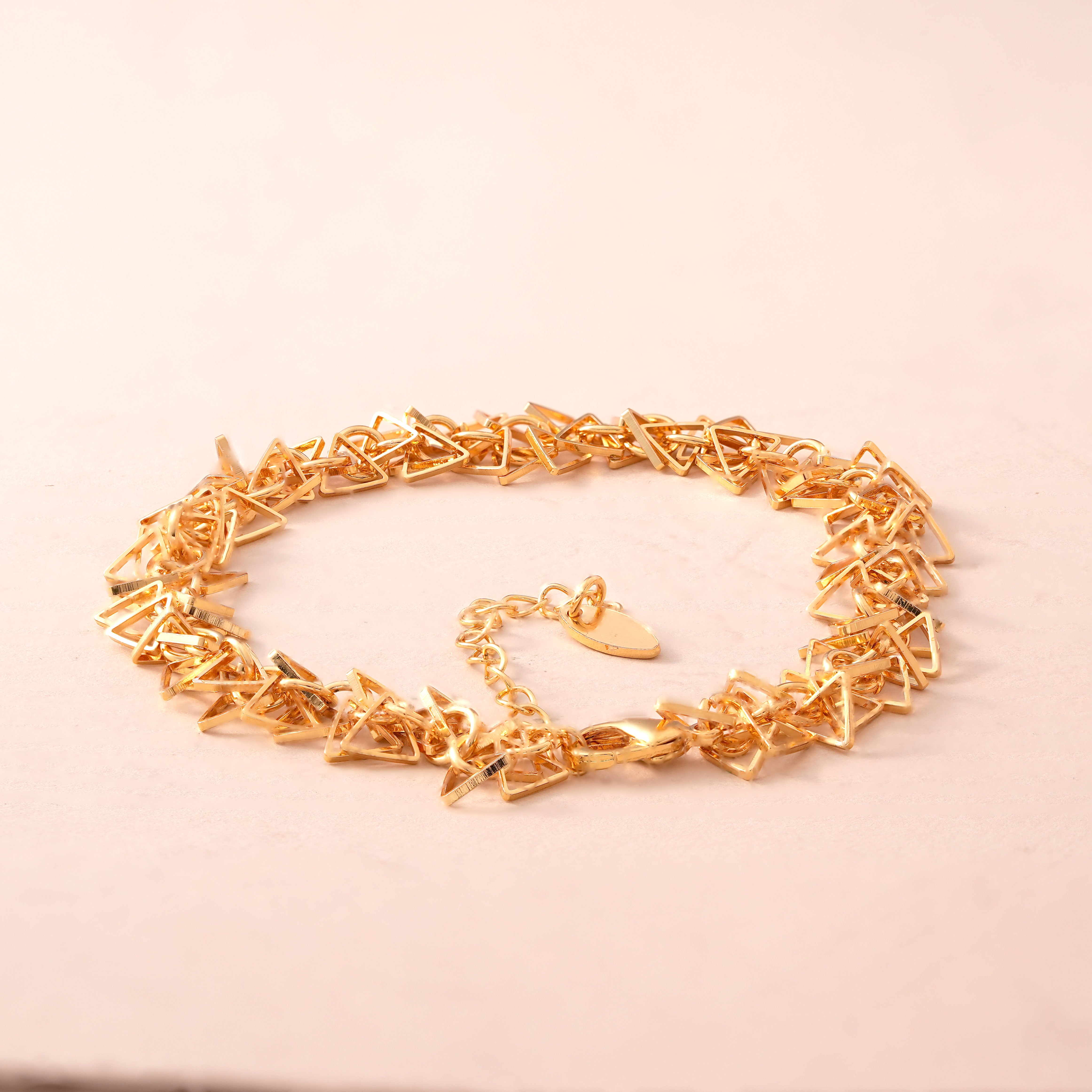 Stylish Triangle Bracelet – Trendy Jewellery for Women & Girls