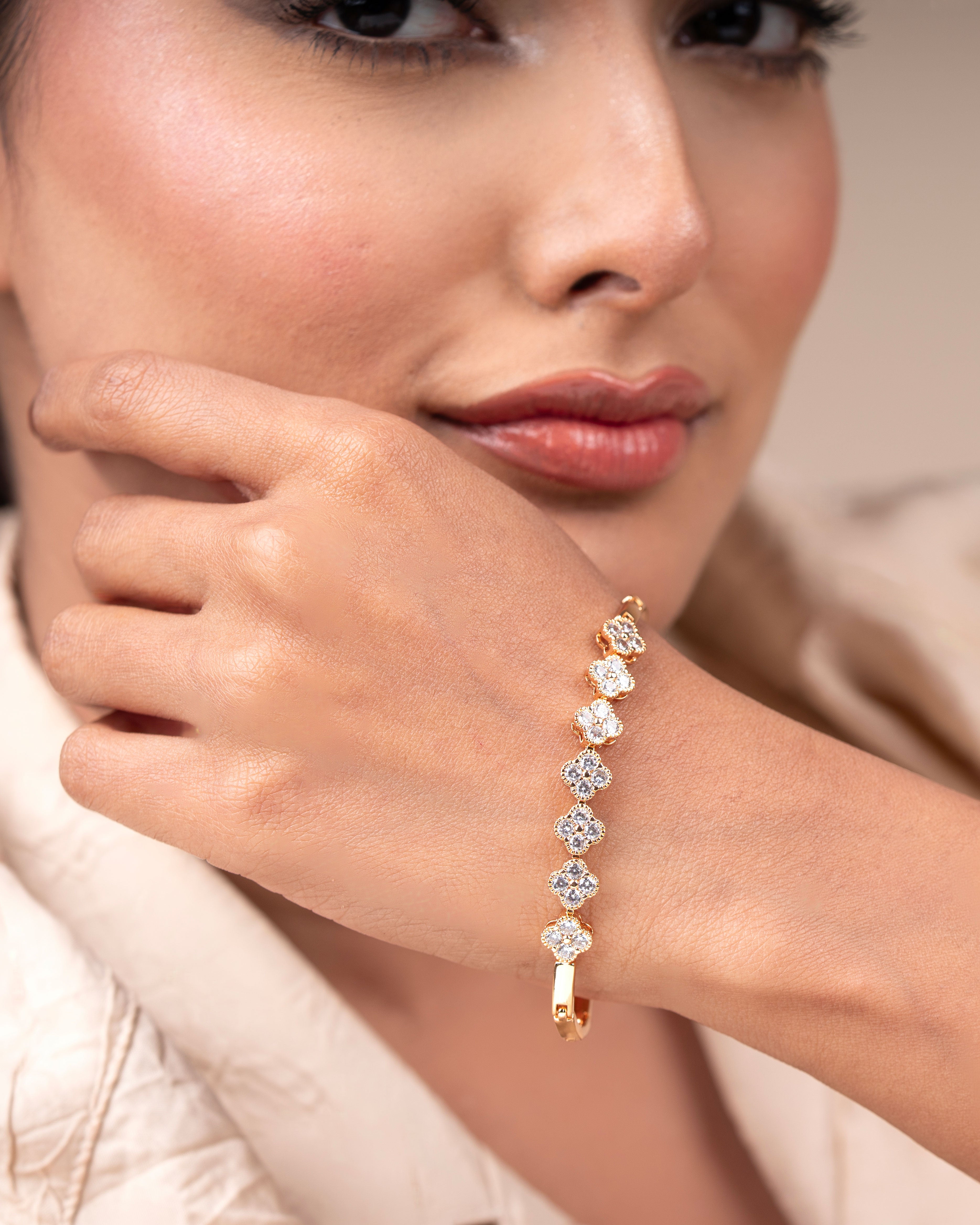Stylish Rectangle Bracelet – Trendy Jewellery for Women & Girls