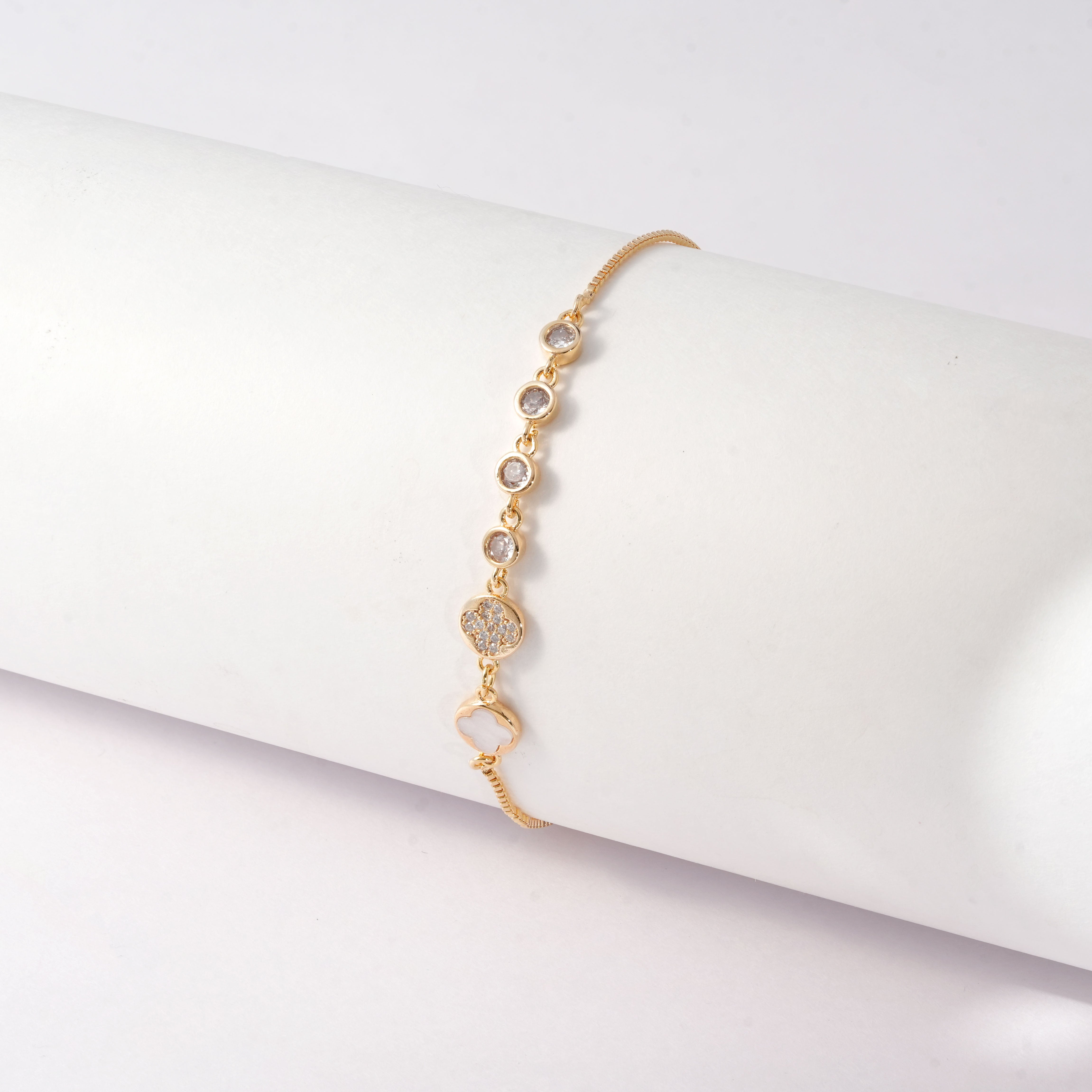 Stylish  Plus Sign Bracelet – Trendy Jewellery for Women & Girls