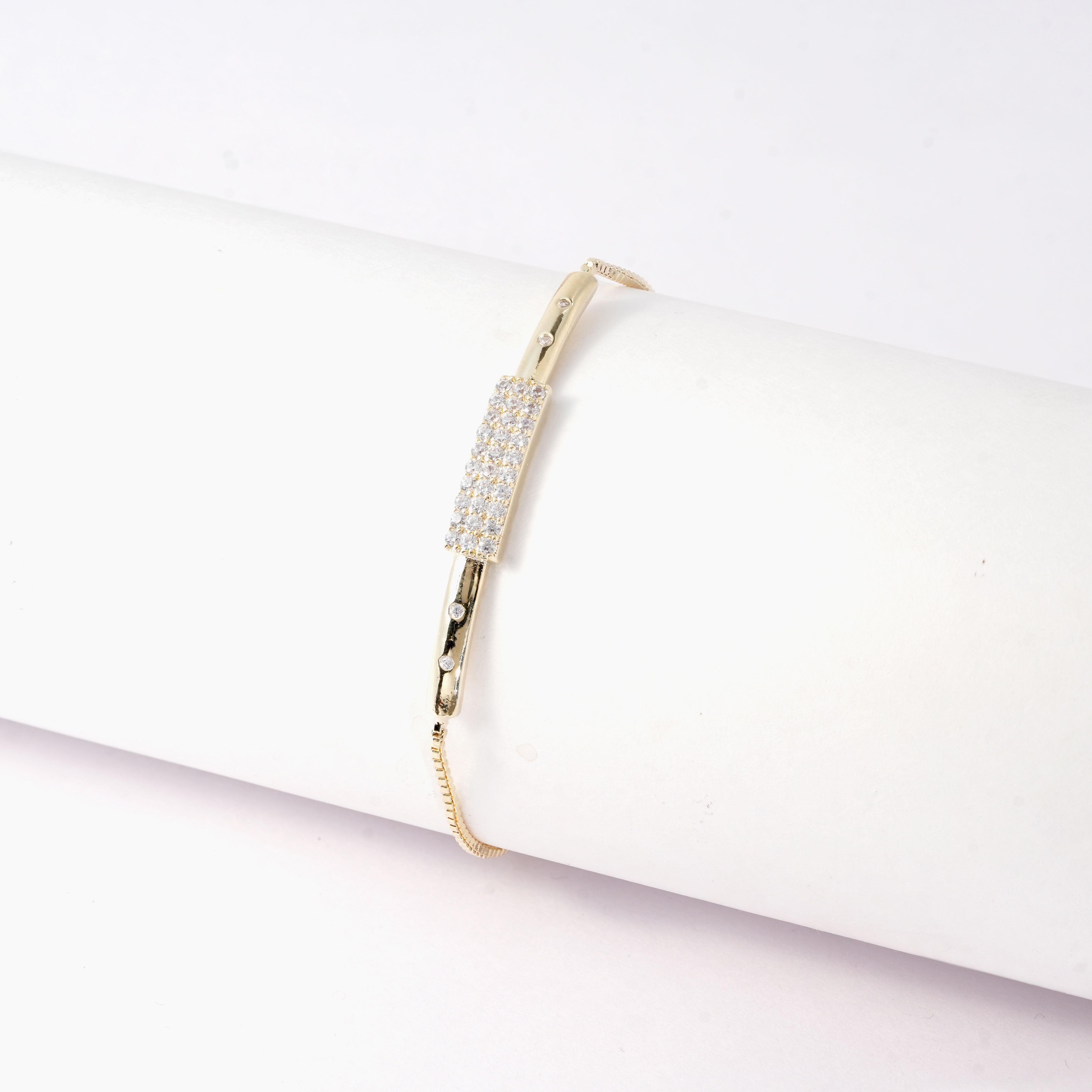 Stylish Rectangle Bracelet – Trendy Jewellery for Women & Girls