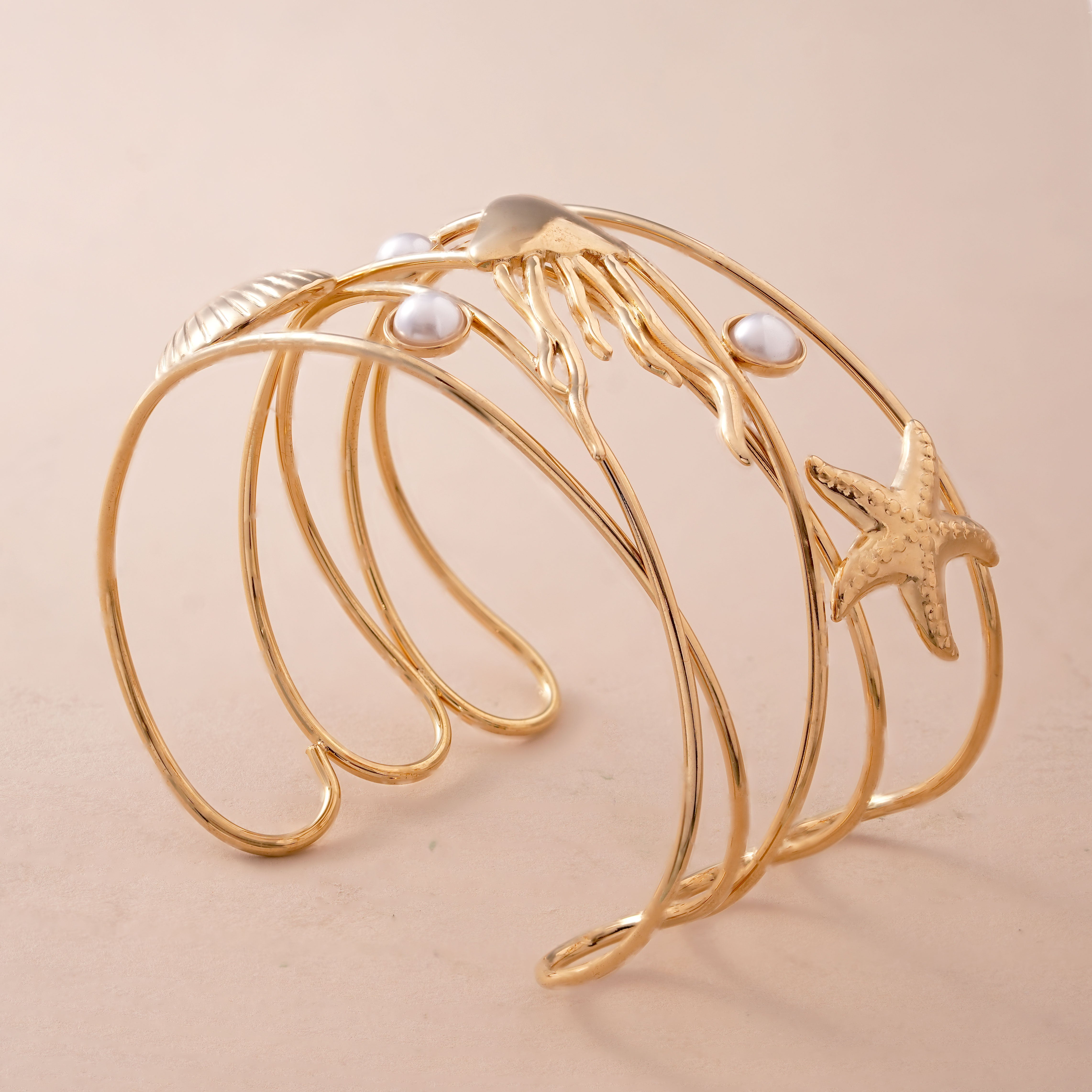 Stylish Star Jellyfish Charm Bracelet – Trendy Jewelry for Women & Girls