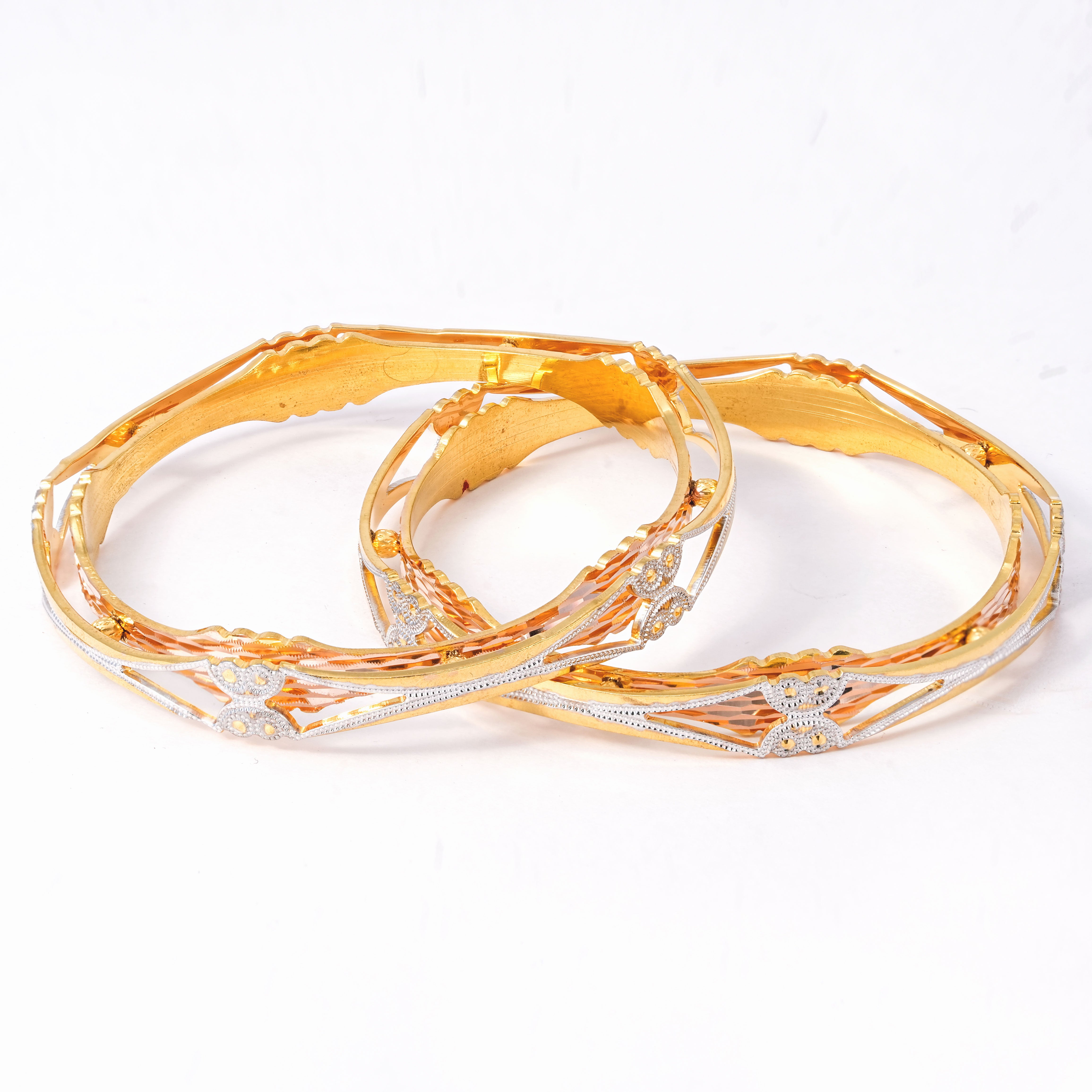 Classic Diamond Band Bangles – Timeless Elegance for Women
