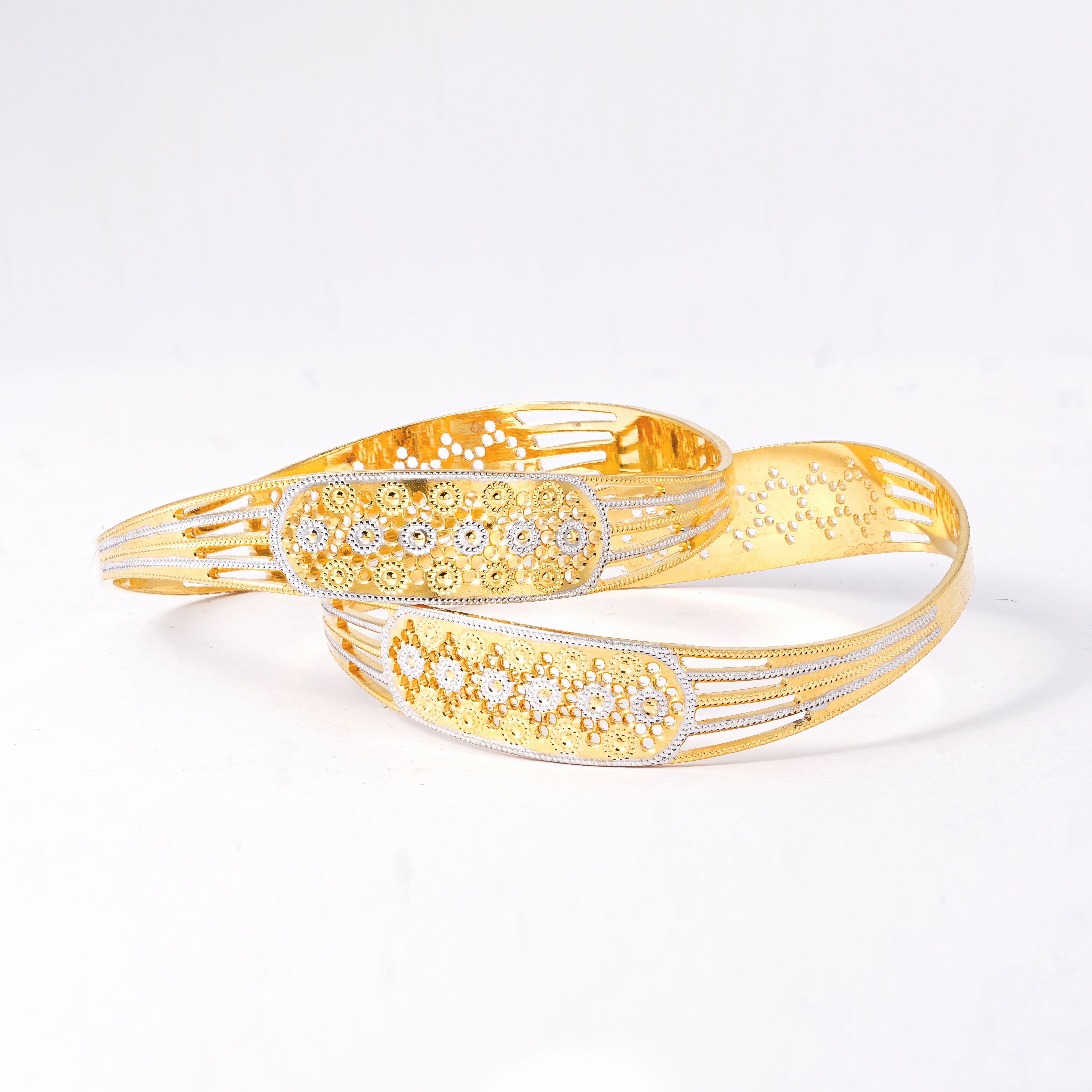 Classic Diamond Band Bangles – Timeless Elegance for Women