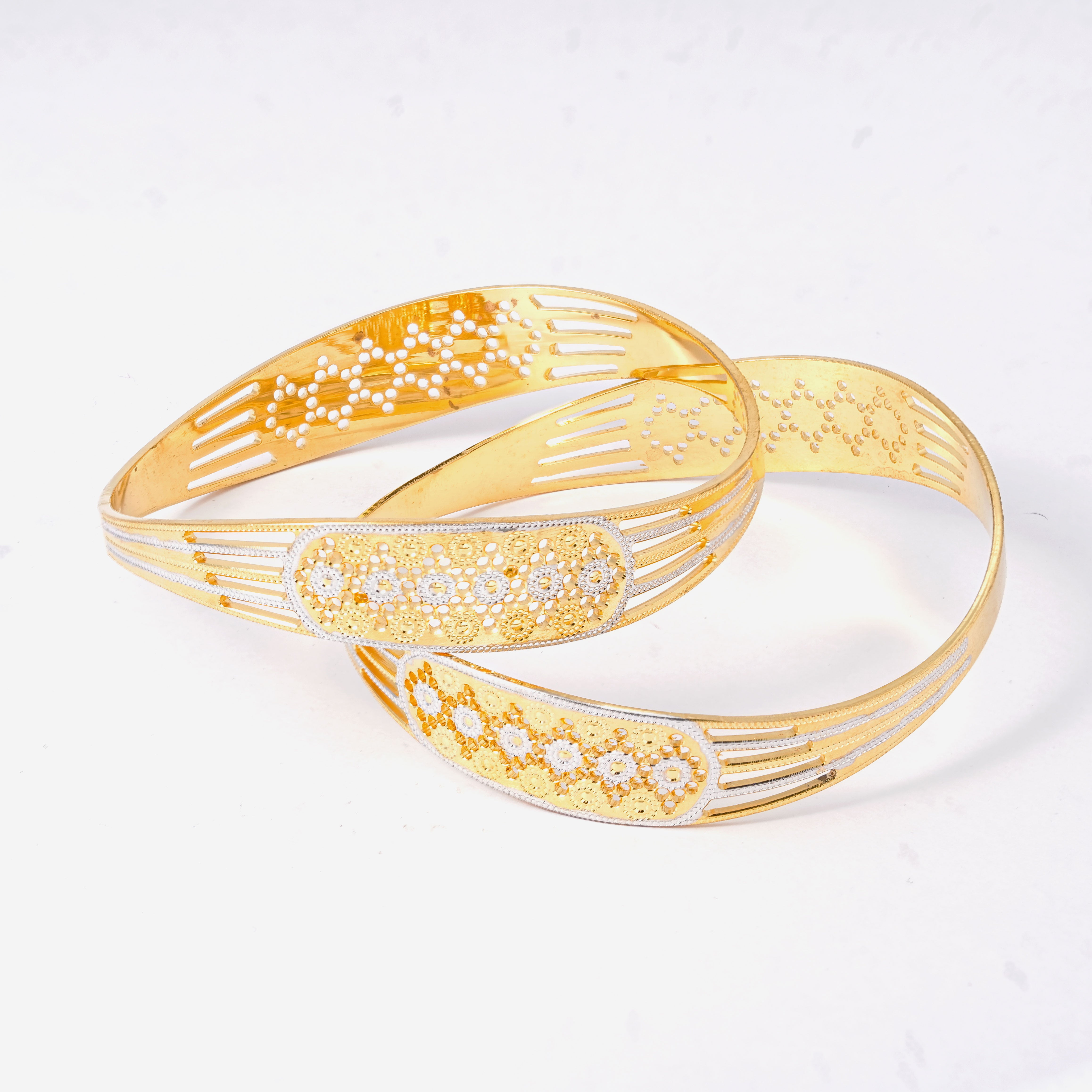 Classic Diamond Band Bangles – Timeless Elegance for Women