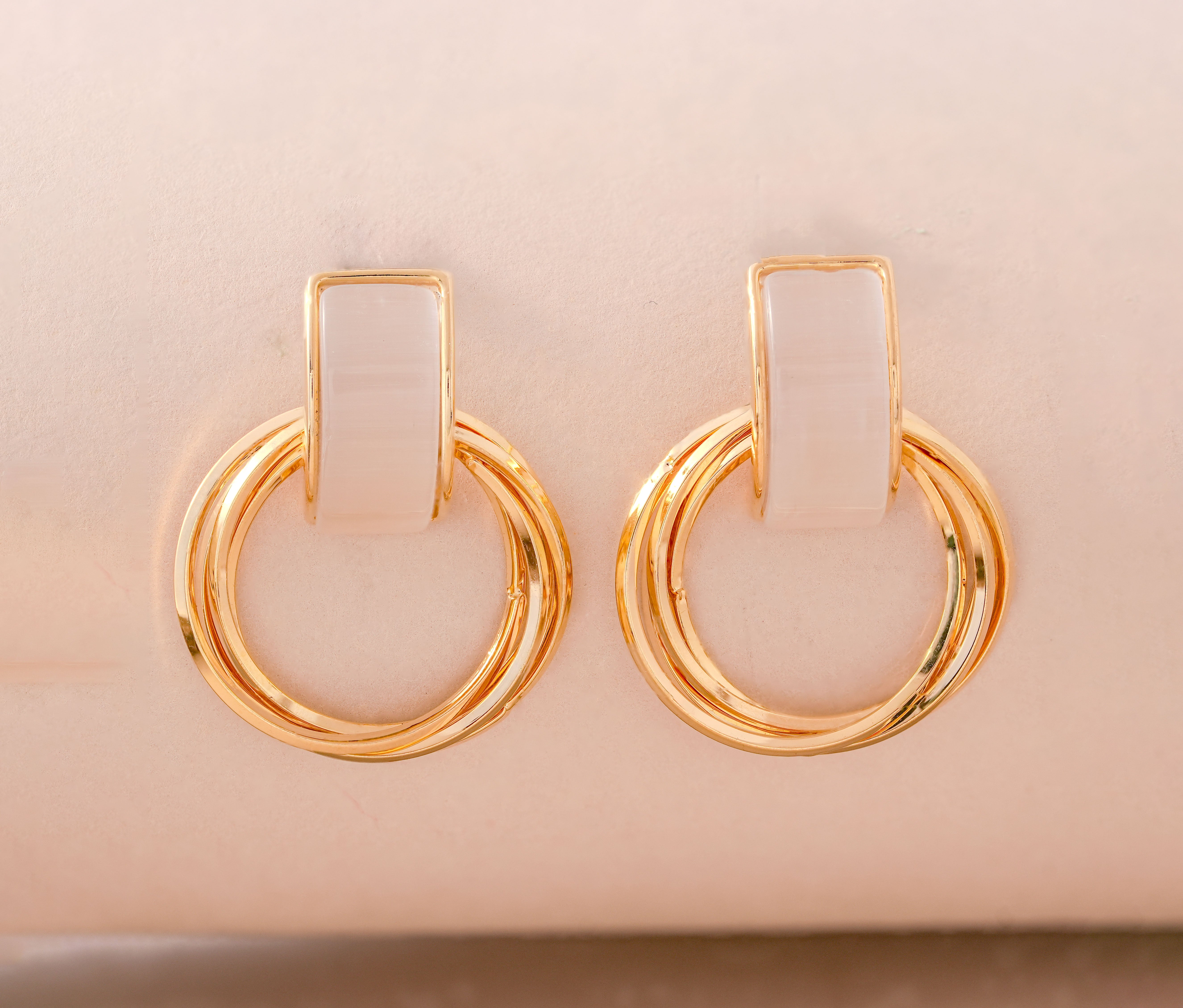 Elegant Circle Earrings – Fashion Statement Jewellery for Women
