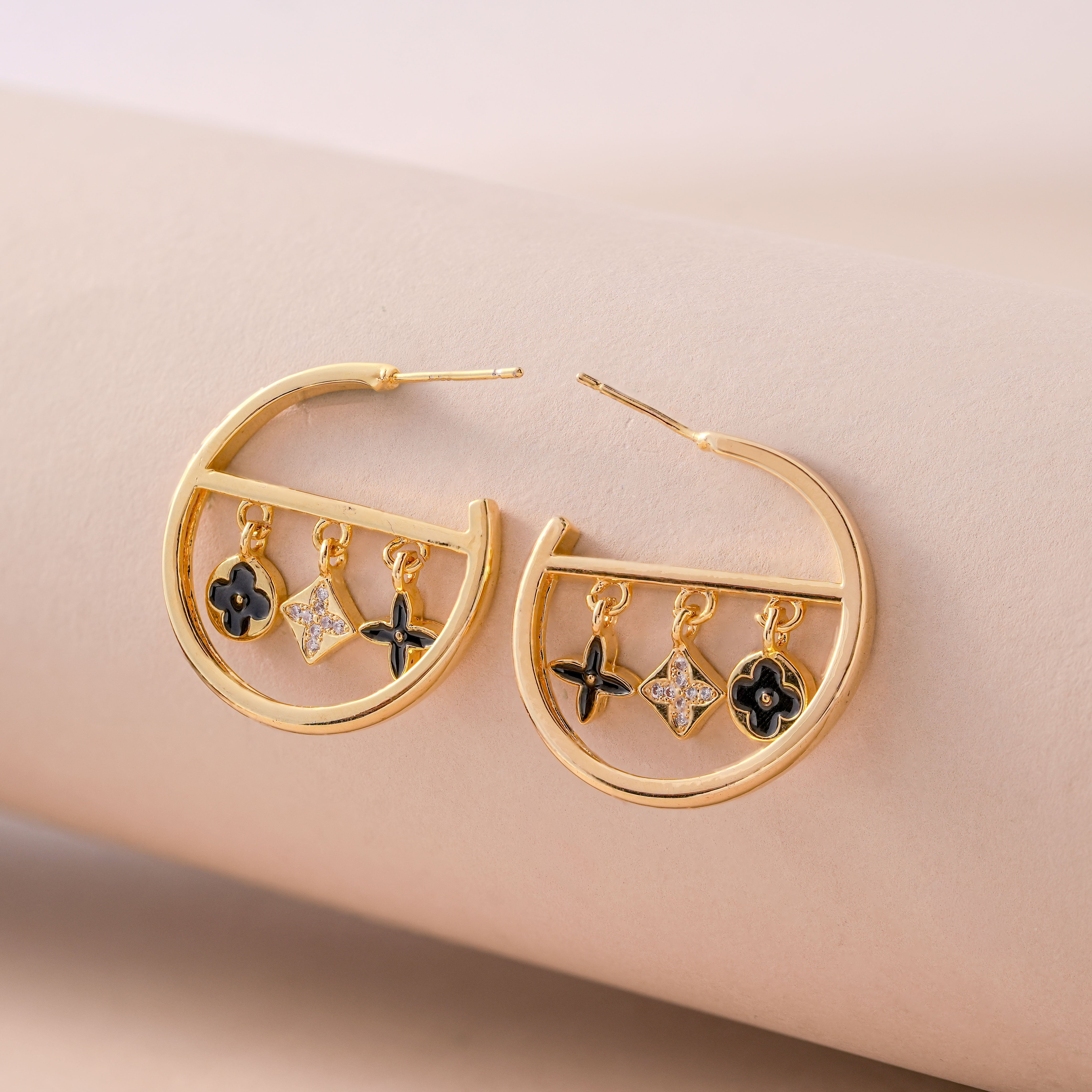 Elegant Floral Earrings – Fashion Statement Jewellery for Women