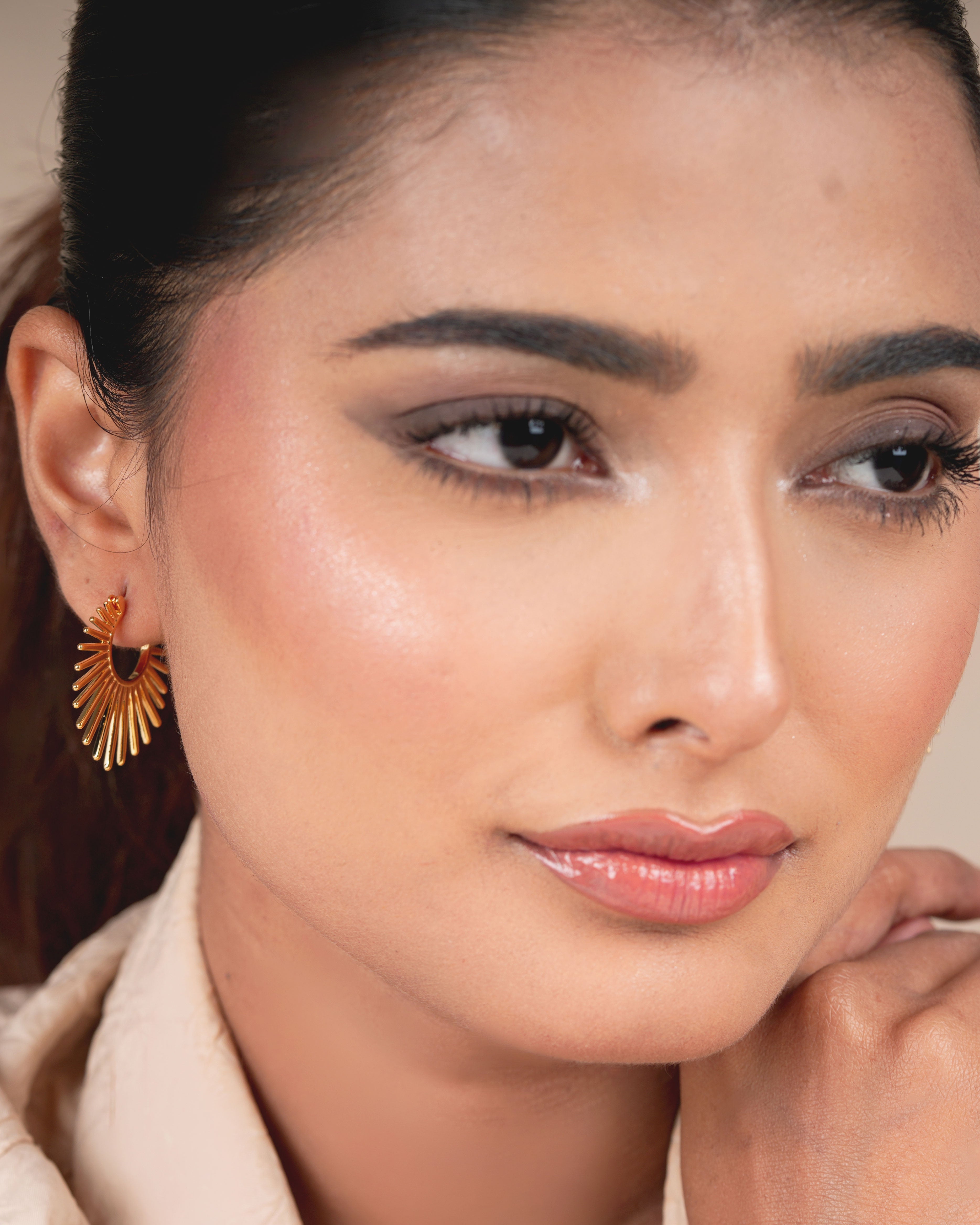 Elegant Sun Light Earrings – Fashion Statement Jewellery for Women