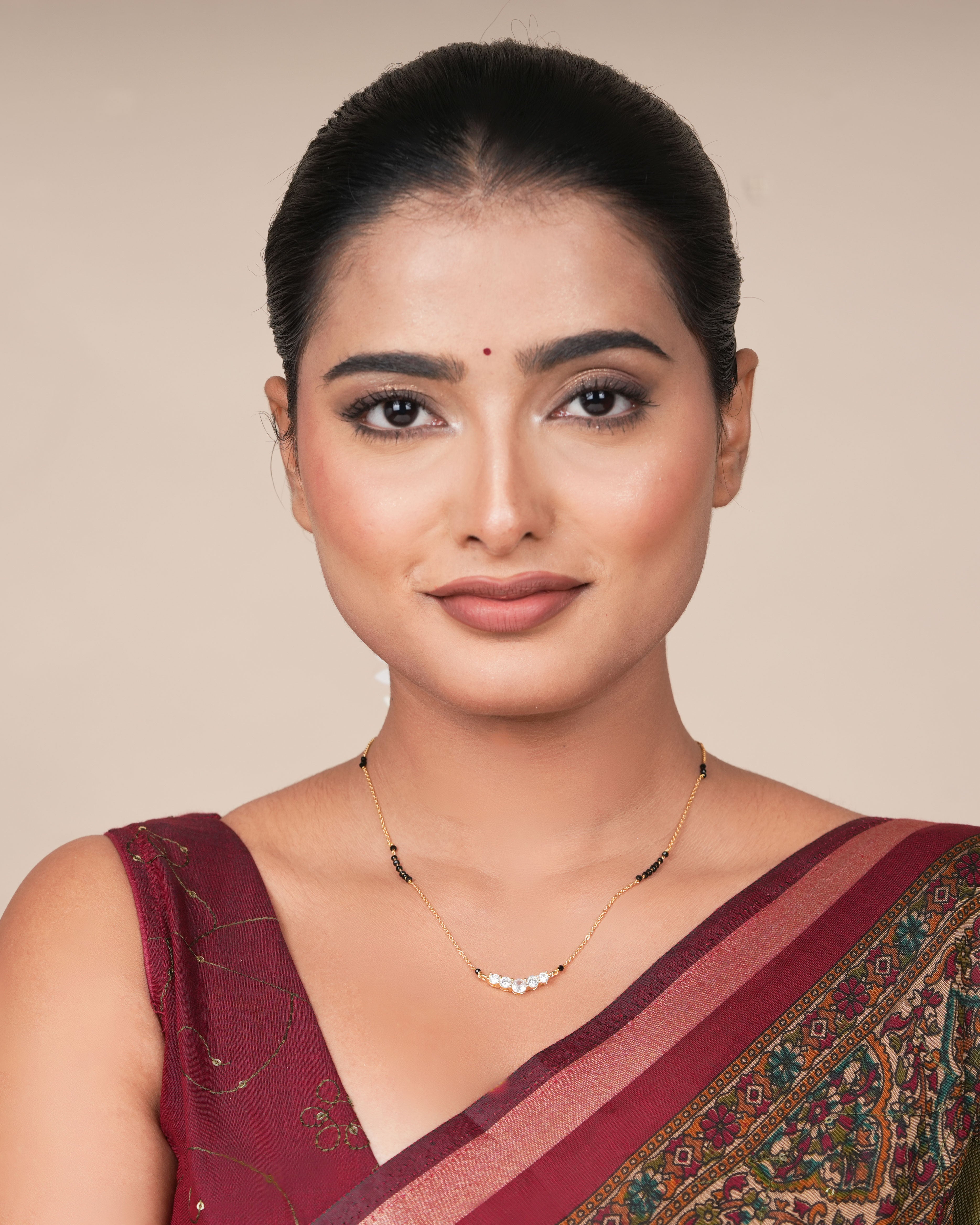 Elegant Five Type Diamond Mangalsutra Necklace – Traditional & Stylish Jewellery for Women
