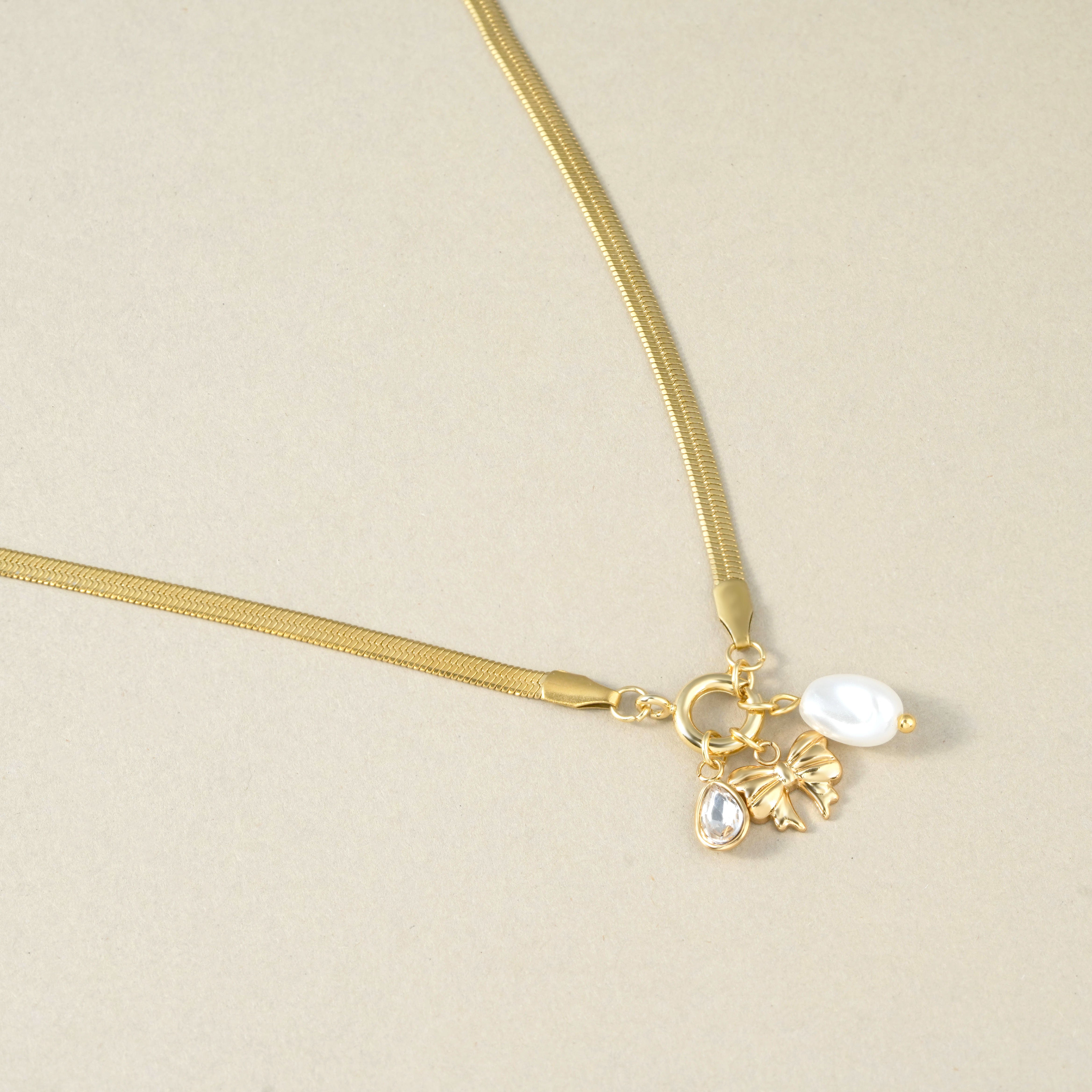 Butterfly Charm Anti Tarnish Necklace for Women & Girls