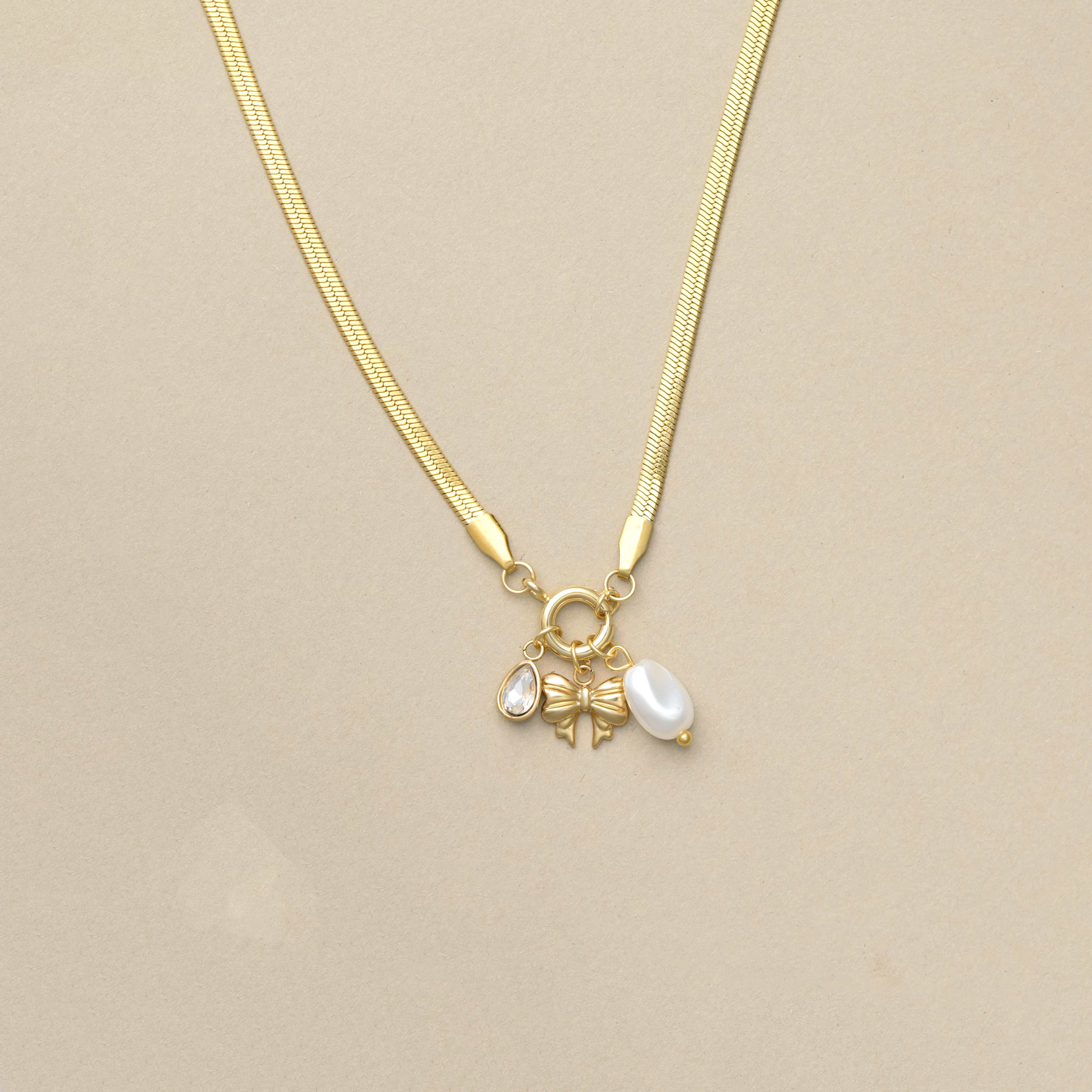 Butterfly Charm Anti Tarnish Necklace for Women & Girls