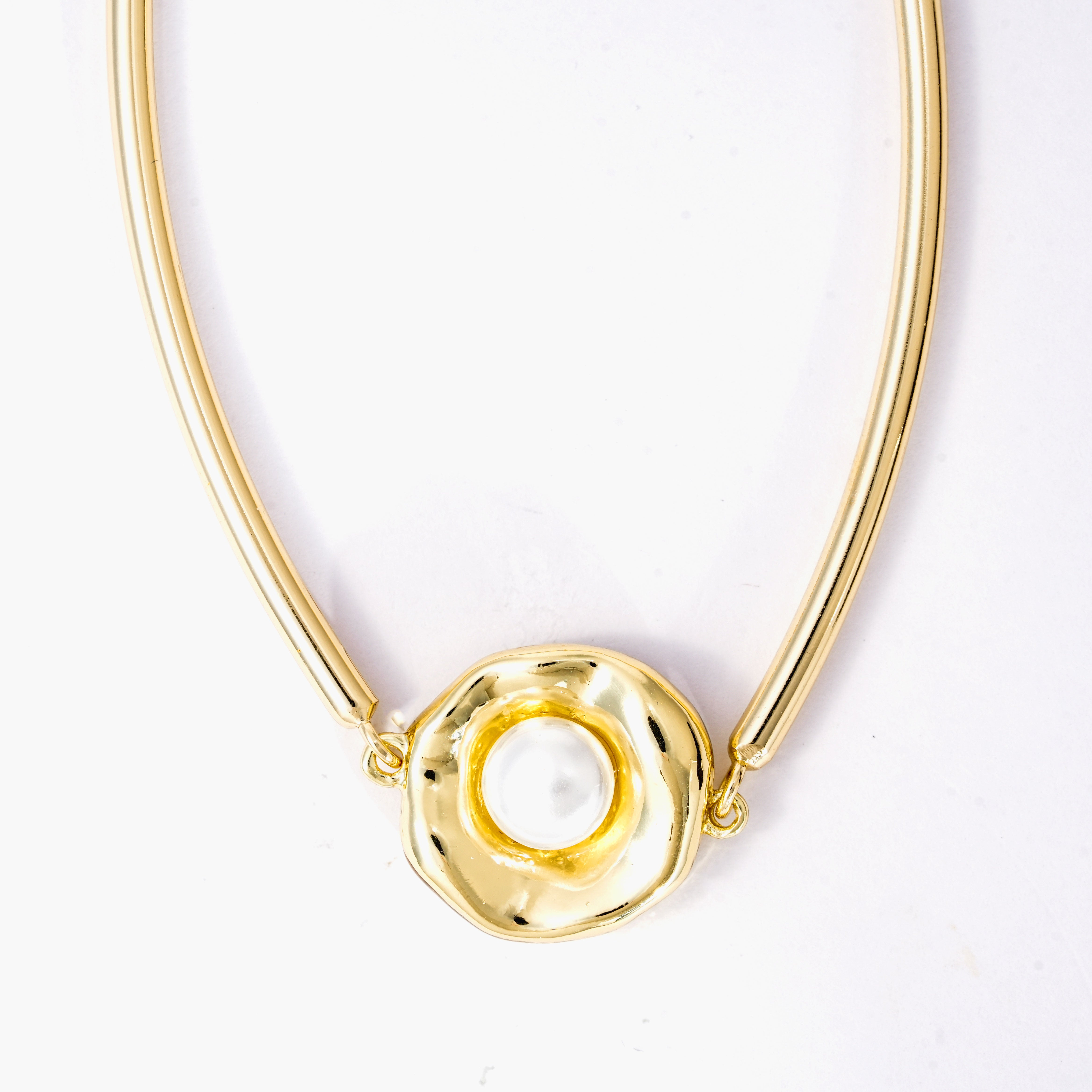 Pearl Beaded Pendant with Chain Anti Tarnish Women & Girls