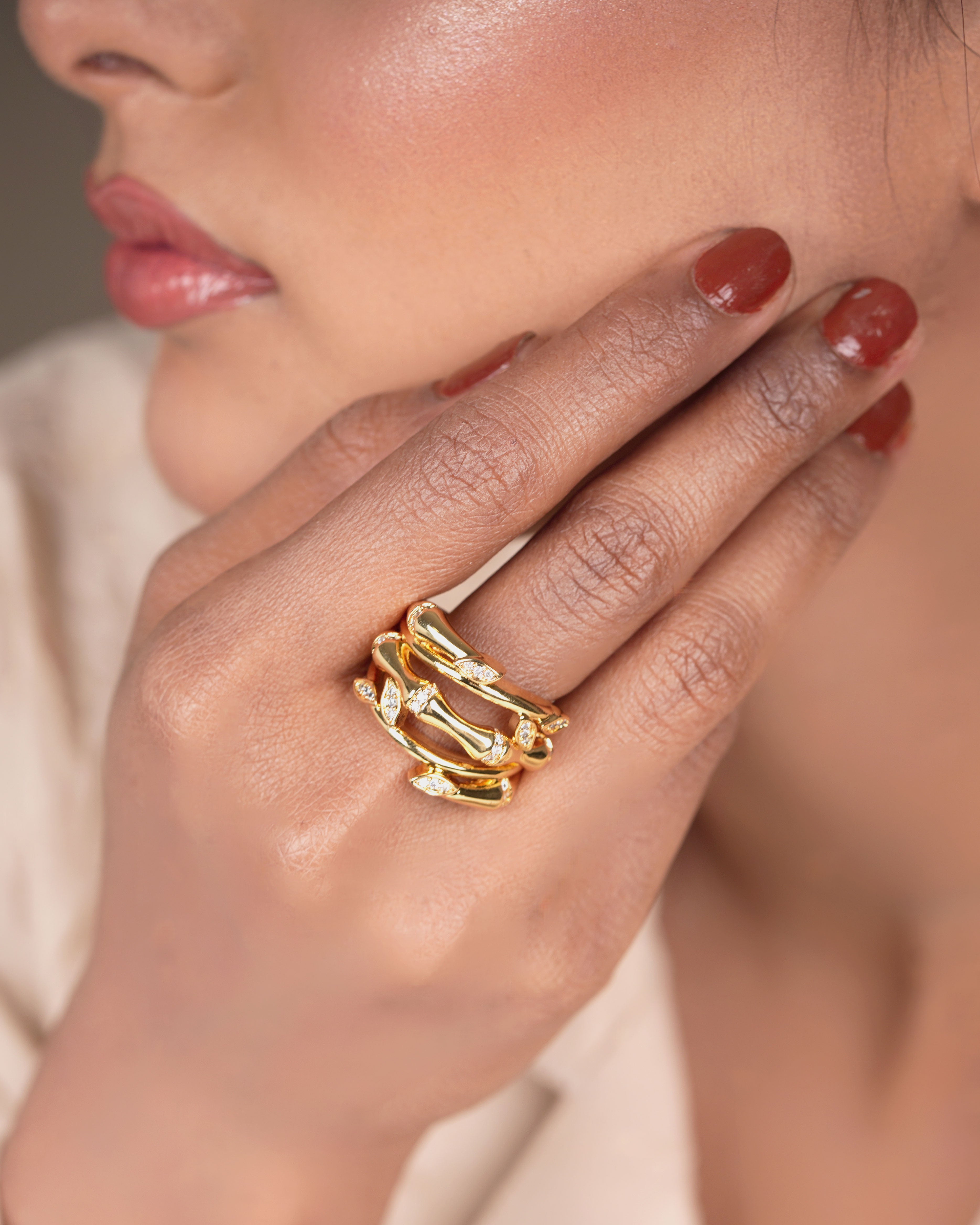 Elegant Dimond Ring – Stylish Jewellery for Women & Girls