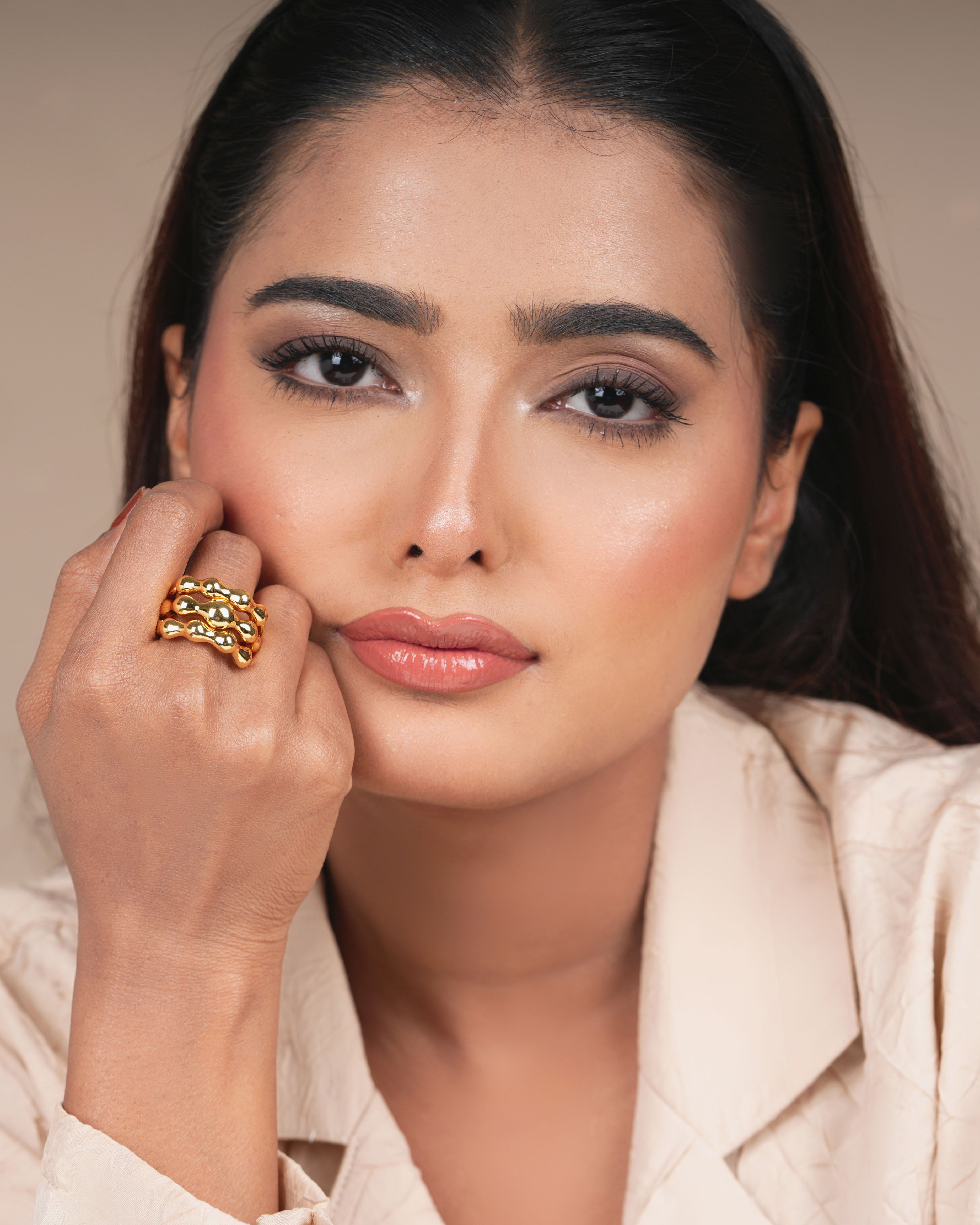 Elegant Bubble Type Ring – Stylish Jewellery for Women & Girls