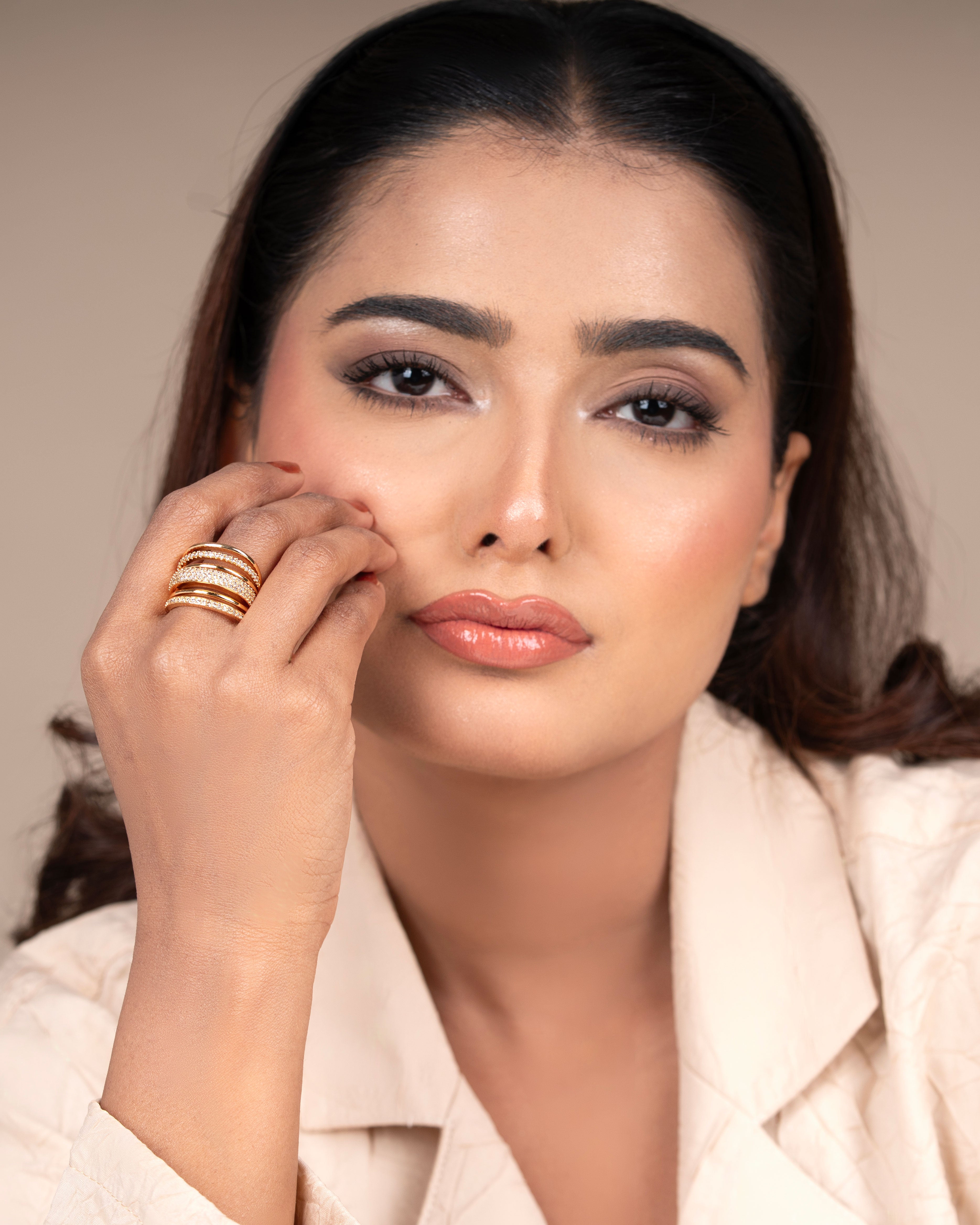 Elegant Multiring – Stylish Jewellery for Women & Girls