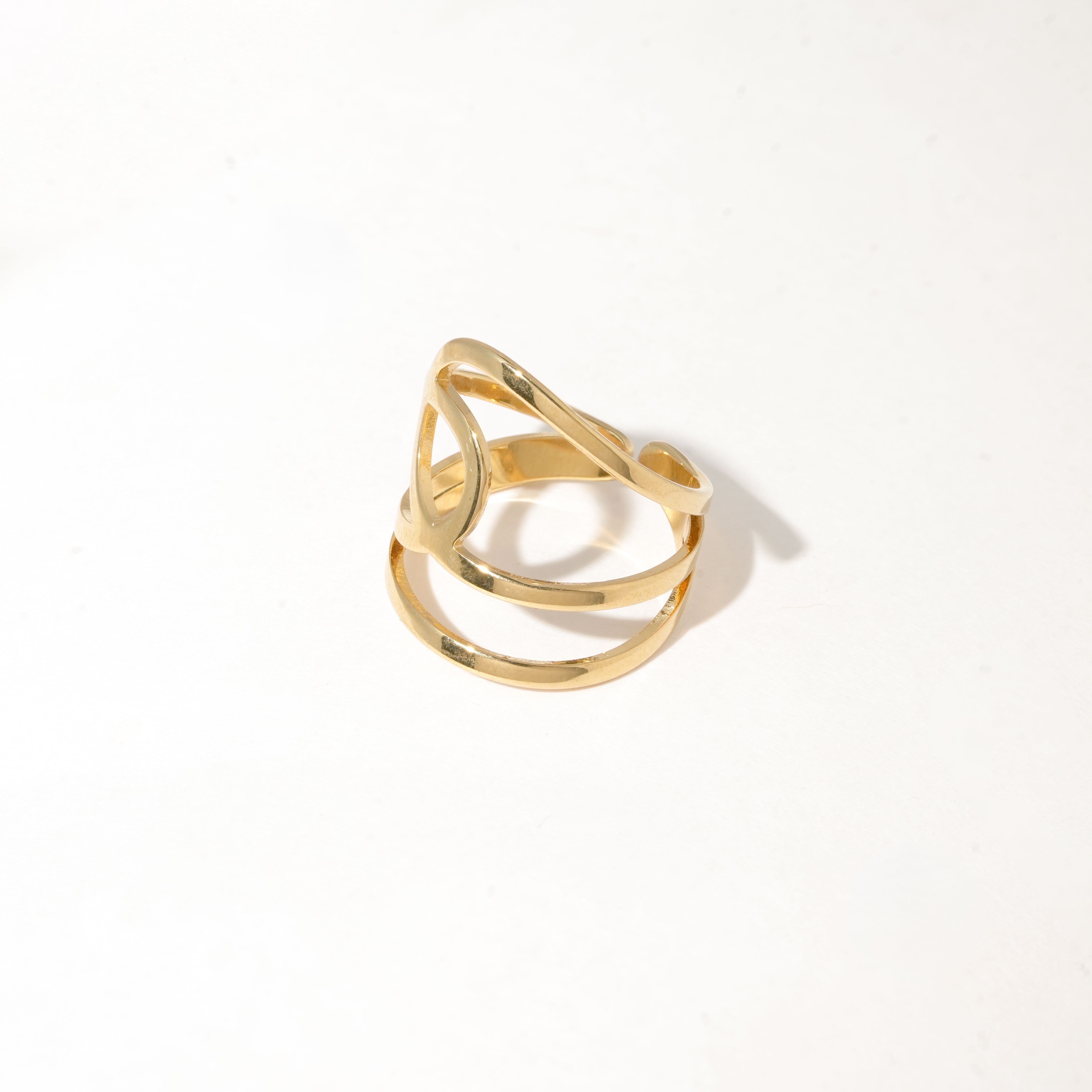 Elegant Random Line Ring – Stylish Jewellery for Women & Girls