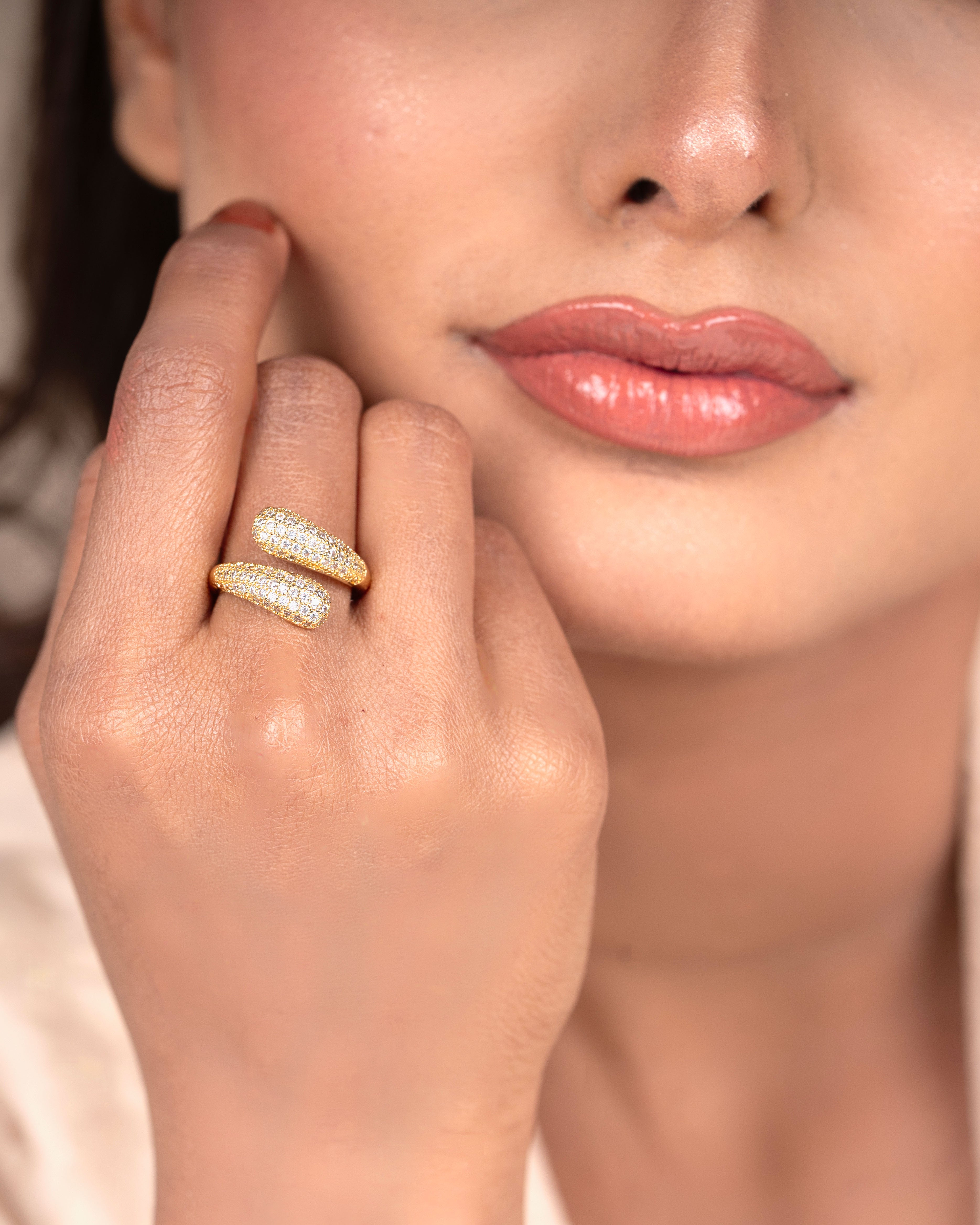 Elegant Adjustable Ring – Stylish Jewellery for Women & Girls