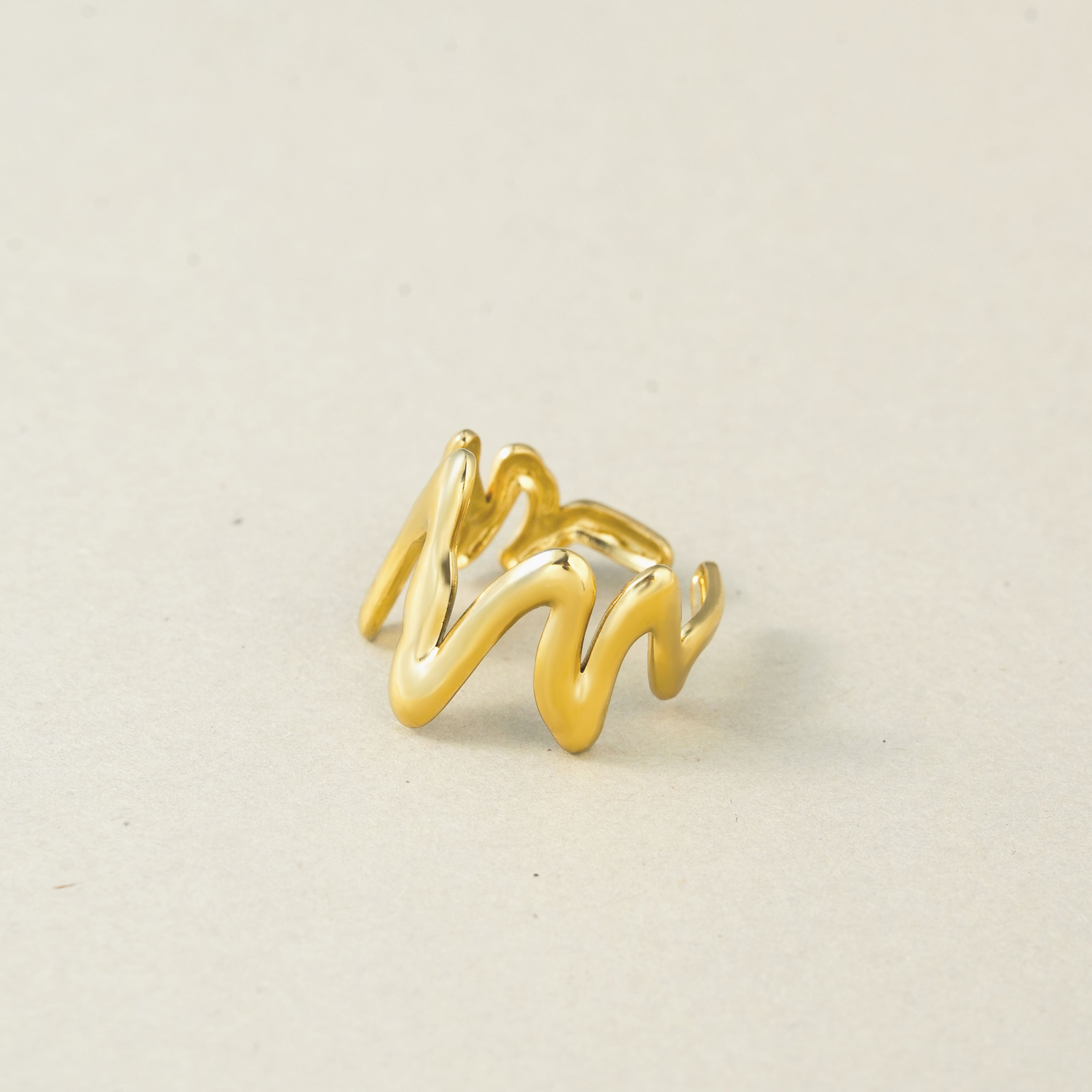 Elegant Zig Zag Ring – Stylish Jewellery for Women & Girls