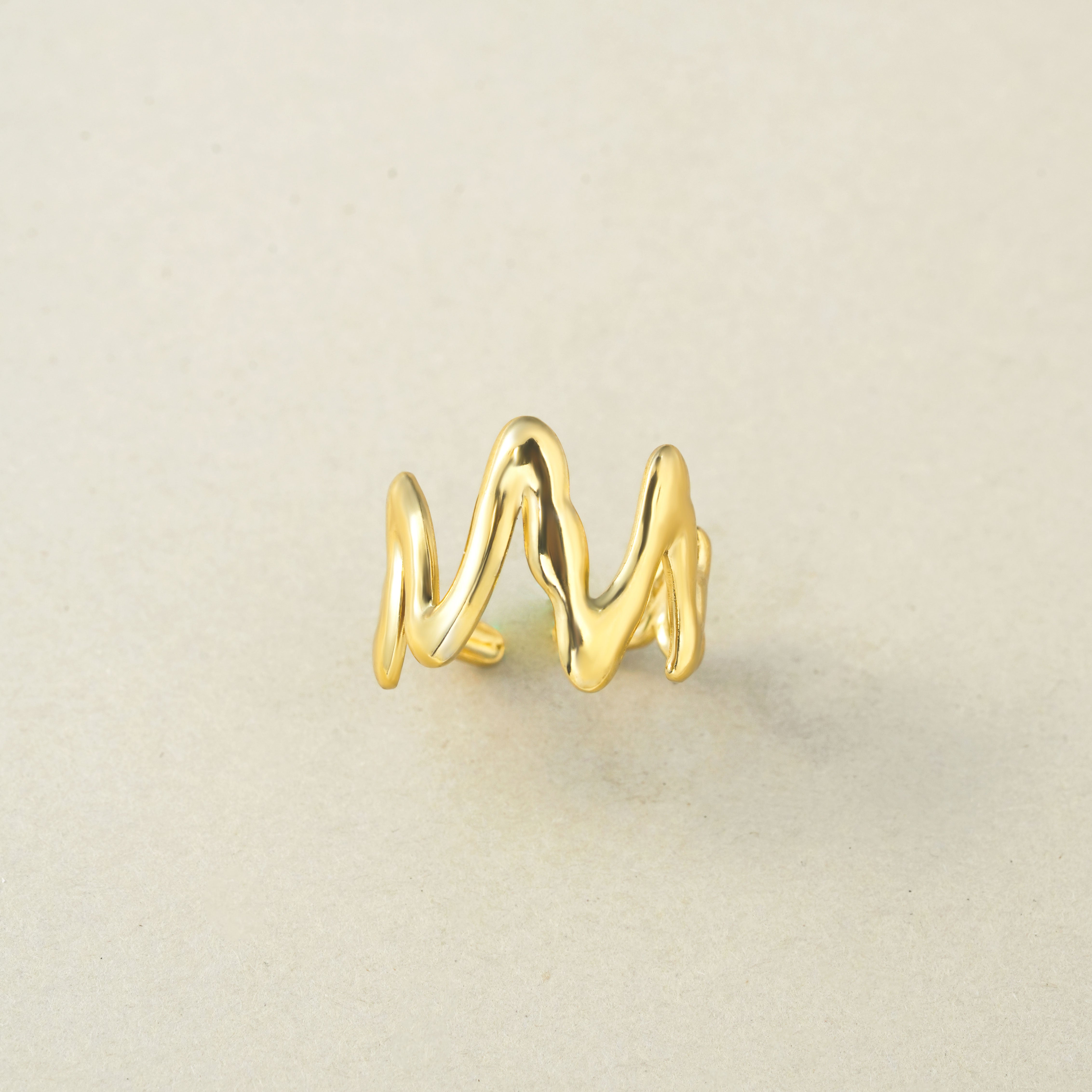 Elegant Zig Zag Ring – Stylish Jewellery for Women & Girls