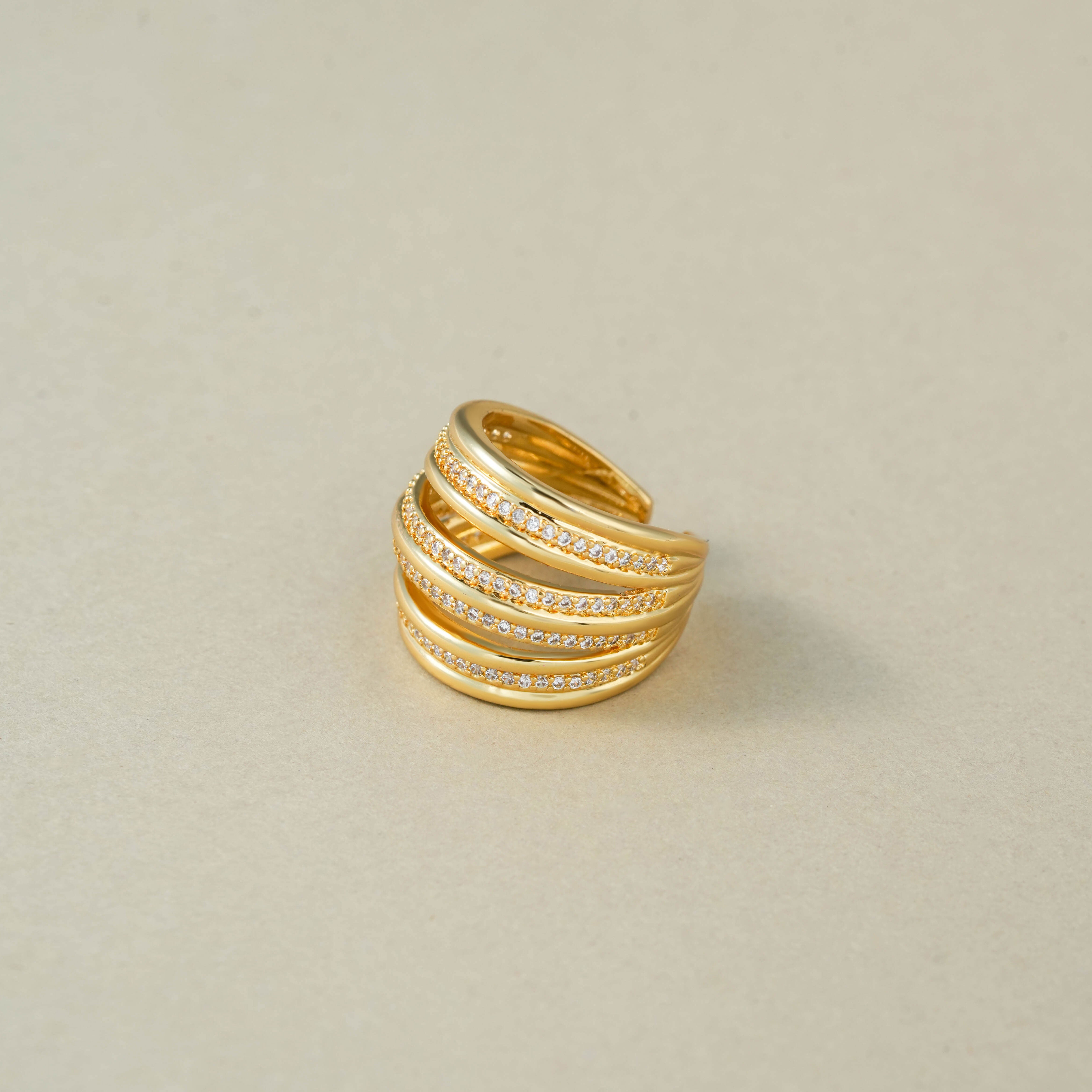 Elegant Multiline Ring – Stylish Jewellery for Women & Girls
