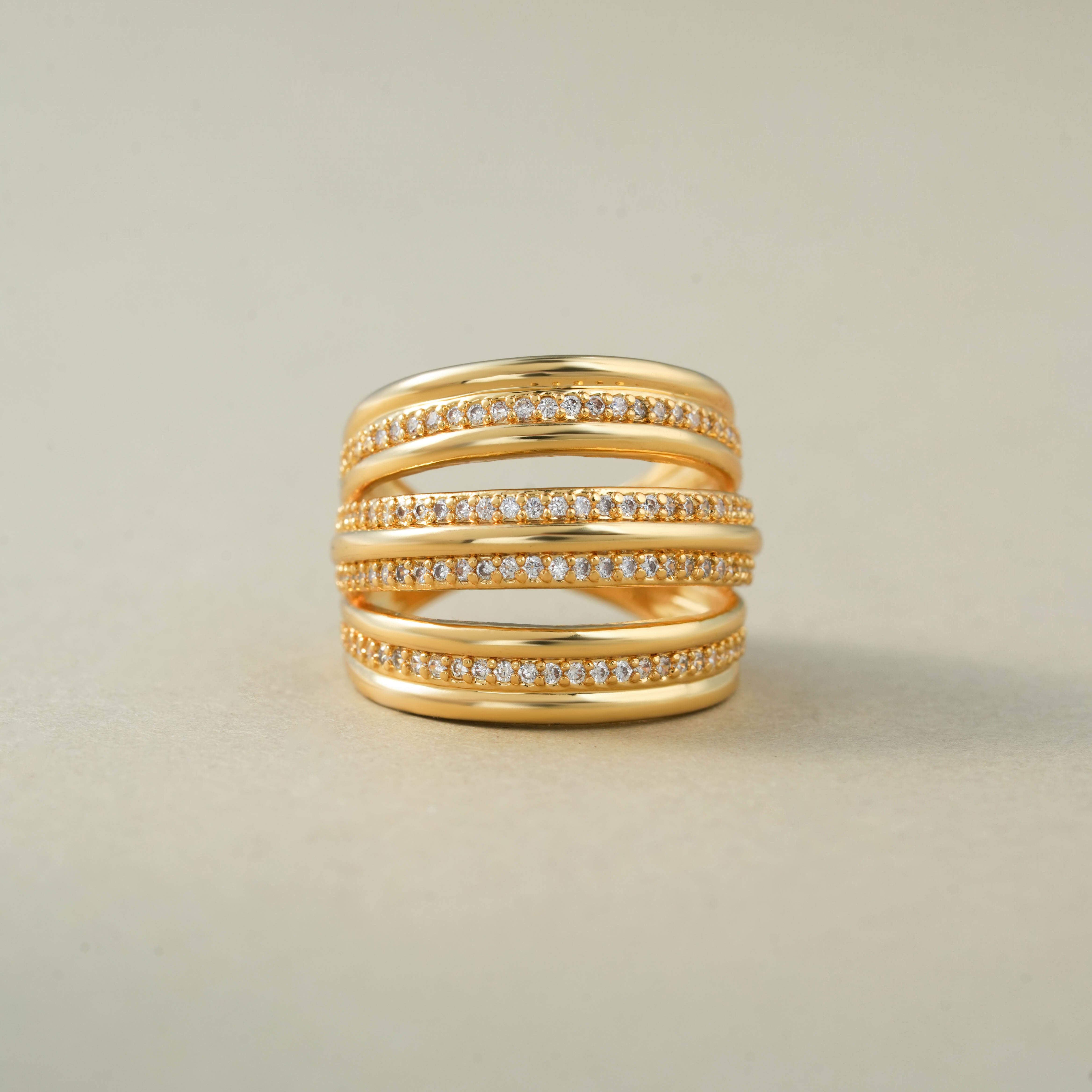 Elegant Multiline Ring – Stylish Jewellery for Women & Girls