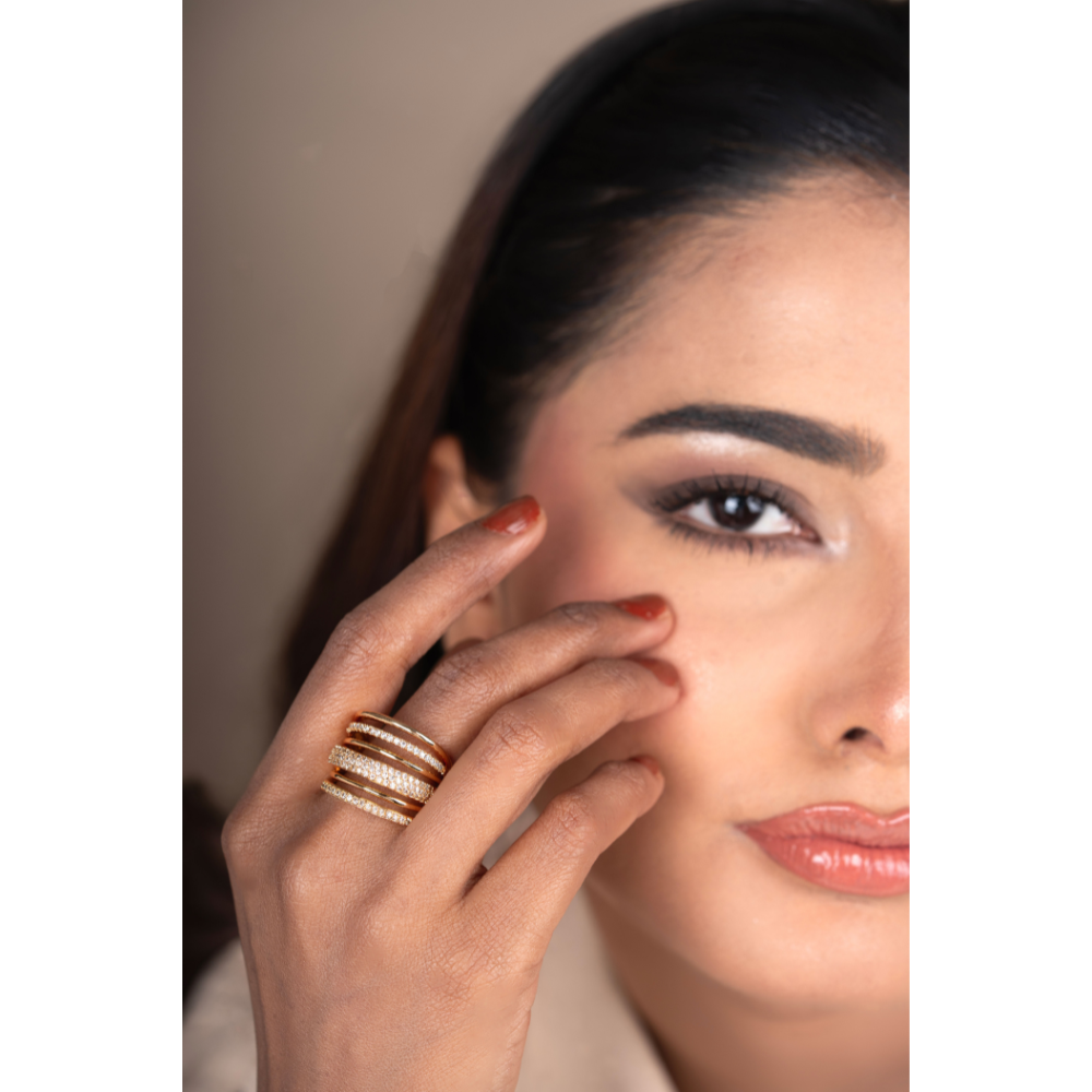 Elegant Multiring – Stylish Jewellery for Women & Girls