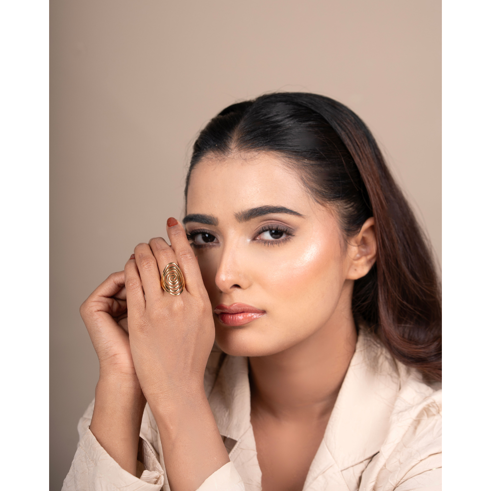 Elegant Circle Line Ring – Stylish Jewellery for Women & Girls