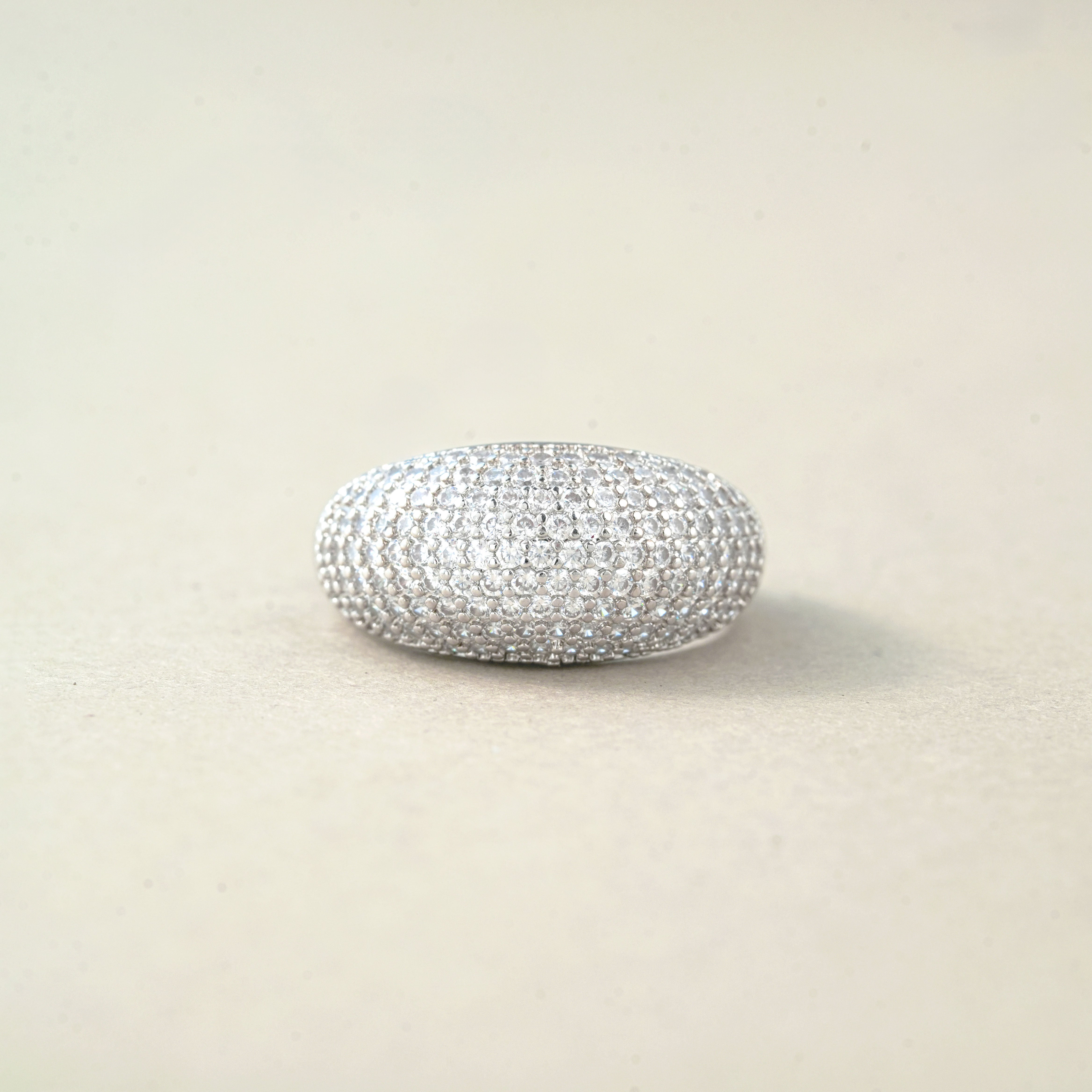 Elegant Silver Dimond Ring – Stylish Jewellery for Women & Girls
